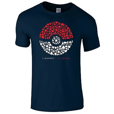 Buy Death Star Pokeball T Shirt Pokemon Star Wars Inspired Funny Men Top Father Day • 8.99£