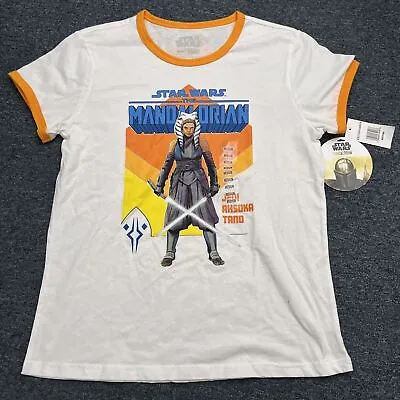 Buy Official Star Wars Mandalorian Jedi Ahsoka Tano Shirt Medium M NEW • 22.12£