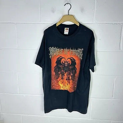Buy Vintage Cradle Of Filth Shirt Mens Large 2005 Peace Through Superior Fire Power • 28.95£