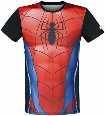 Buy OFFICIAL Marvel Men's Spider-Man T-Shirt COLOUR: Blue Red Black Size :S • 19.95£