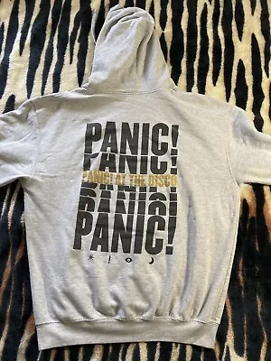 Buy Panic ! At The Disco Band Pullover Hoodie Grey Women’s Size XL 21pit2pit • 11.91£