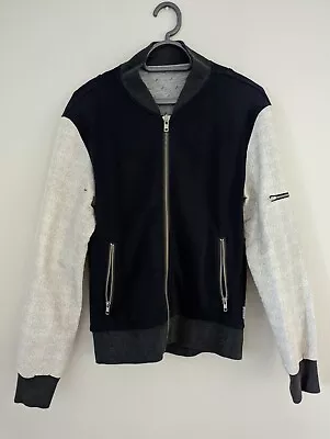 Buy Varsity Jacket - Mens - Small - Blue/White • 4.99£