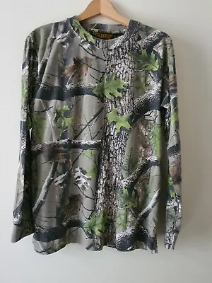 Buy Game Technical Apparel Trek Camoflage Top Size L Fishing • 9.99£