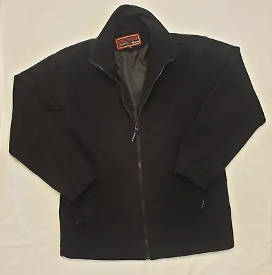 Buy High Mount Outdoor Clothing Fleece Jacket Mens Size XL Black Long Sleeve Winter • 17.49£