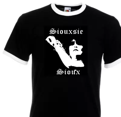 Buy Siouxsie Sioux, Siouxsie And The Banshees  T Shirt, Punk Rock,  Cotton Ringer • 16.99£
