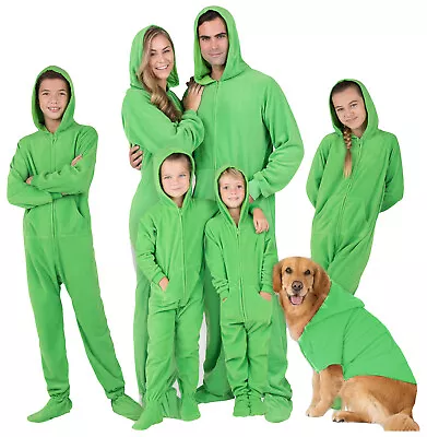 Buy Family Matching Emerald Green Hoodie Fleece One Piece • 18.25£