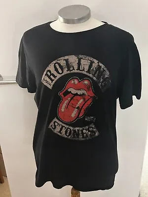 Buy Classic Rolling Stones Black T Shirt- Size Large • 3£