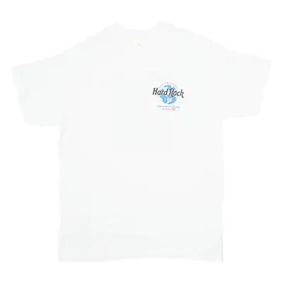 Buy HARD ROCK CAFE Signature Series Edition VII Mens T-Shirt Cream USA L • 16.99£
