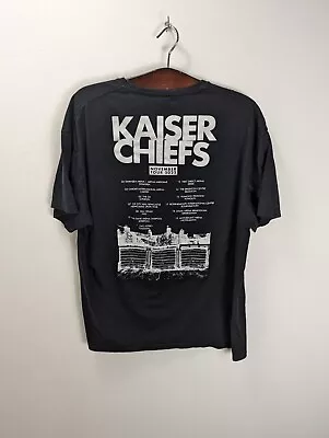 Buy Kaiser Chiefs 2022 UK Tour T Shirt Mens 2XL Official Black Soft Style  • 15.99£