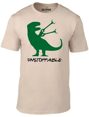 Buy Unstoppable T-Shirt - Funny T Shirt Dinosaur T Rex Jurassic Retro Joke Gift Cool • 12.99£