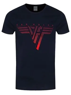 Buy Van Halen T-shirt Classic Logo Navy Men's • 16.99£