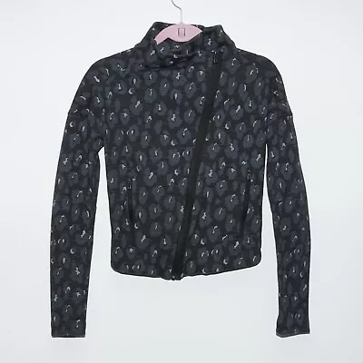 Buy Womens ADIDAS Stella Mccartney Black Grey Zip Jacket Size 2XS  • 34.99£