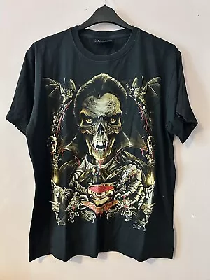 Buy Rock Chang Dracula Skeleton 3D Tshirt Size Large • 10£