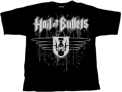 Buy HAIL OF BULLETS - Emblem - T-Shirt - Größe Big Size XXXL (3XL) - Neu • 21.58£