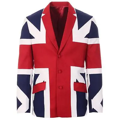 Buy NEW MENS MOD 60s UNION JACK BLAZER JACKET Coronation Who Pete Townshend MC176 • 103.99£