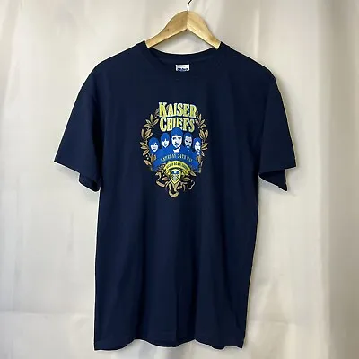Buy Kaiser Chiefs Leeds United Elland Road Tour T-Shirt 2008 Size Medium Gildan • 30£