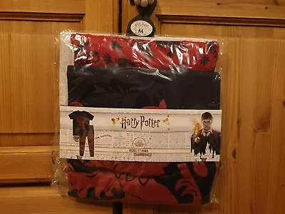 Buy Harry Potter Gruffindor Mens Pyjamas Bnwt Size Medium • 14.99£