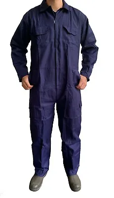 Buy Mens Work Overalls Coveralls Navy Boilersuit Warehouse Students Workerwear Suit  • 13.99£