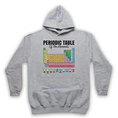 Buy Periodic Table Of The Elements Science Art Geek Nerd Adults Unisex Hoodie • 25.99£