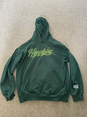 Buy Stranger Things Jumper Sweater Green Hawkins Large H&M Great Condition Hoodie • 25£