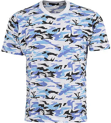 Buy New Mens Military Camouflage Camo T Shirt Army Combat Tee Summer Beach Tops • 3.99£