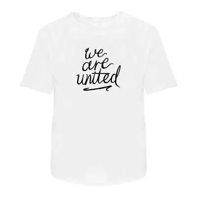 Buy 'We Are United Text' Men's / Women's Cotton T-Shirts (TA017970) • 11.89£