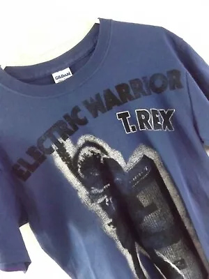 Buy VINTAGE 90s T-Rex Electric Warrior Promo Shirt S Black Late 1990s Music Gildan • 12.99£