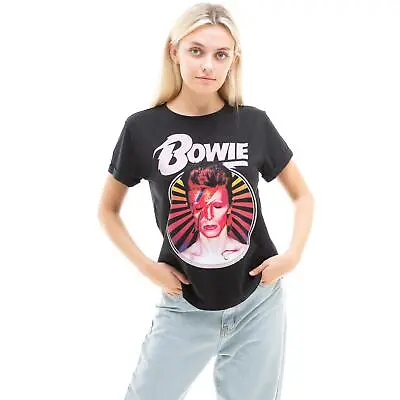 Buy David Bowie Womens T-shirt Rainbow Top Tee S-2XL Official • 13.99£