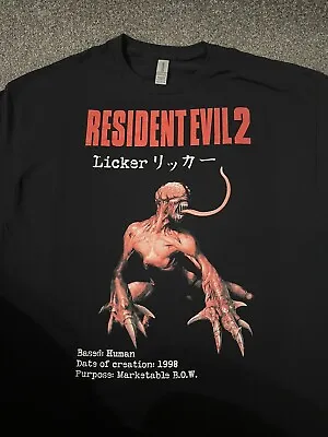 Buy Resident Evil Licker - T Shirt - Various Sizes Survival Horror PlayStation PS1 • 20£
