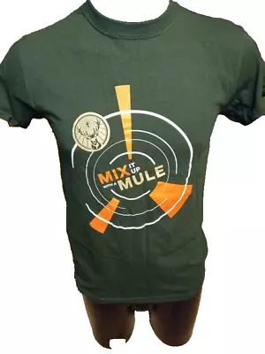 Buy Gildan  Jagermeister   - Green Mix It Up With A Mule Small Cotton T-Shirt • 3.30£
