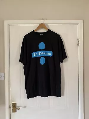 Buy Ed Sheeran Divide European Tour 2018  Black T-Shirt Extra Large Good Condition • 12£