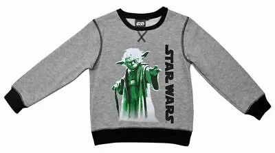 Buy Star Wars `Mandalorian Yoda` Long Sleeve Kids Boys Jumper Top - Official Merch • 10.02£