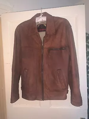 Buy 50's Style Vintage Leather Biker/box Jacket Made In London By Sardar. • 25£