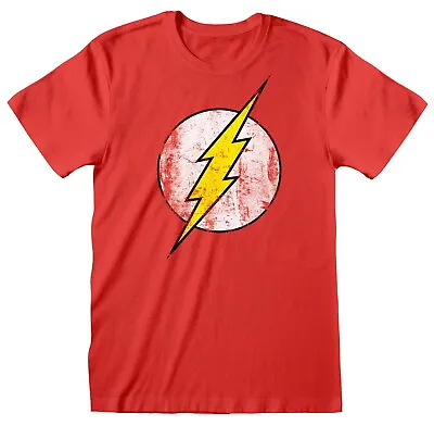 Buy The Flash 'Red Logo' (Red) T-Shirt - NEW & OFFICIAL! • 14.89£