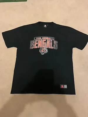Buy Black NFL Cincinnati Bengals T-Shirt Size XL • 7£