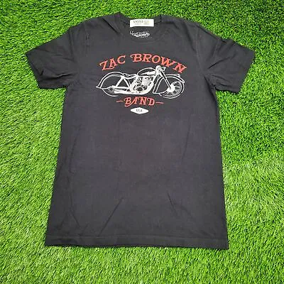 Buy Zac-Brown Band Musical Tribute Shirt Womens M 18x27 Black Black-Out-The-Sun 2016 • 14.12£