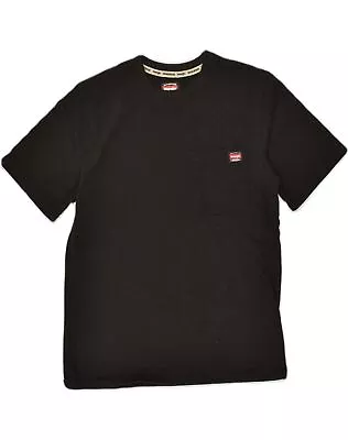 Buy WRANGLER Mens Workwear T-Shirt Top Size 34/36 Small Black Cotton IF52 • 12.57£