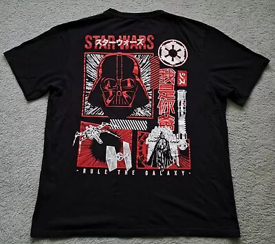 Buy Star Wars T Shirt ~ Darth Vader ~ Size XL ~ Black & Red ~ Official, Dark Side • 9.99£