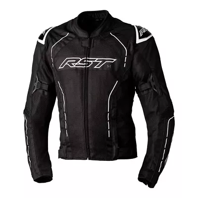 Buy RST S1 Mesh CE Mens Textile Motorcycle Bike Jacket White  • 149.99£