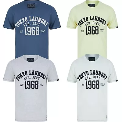 Buy Men's Tokyo Laundry Short Sleeve Crew Neck T Shirt 100% Cotton Casual Summer Top • 11.95£