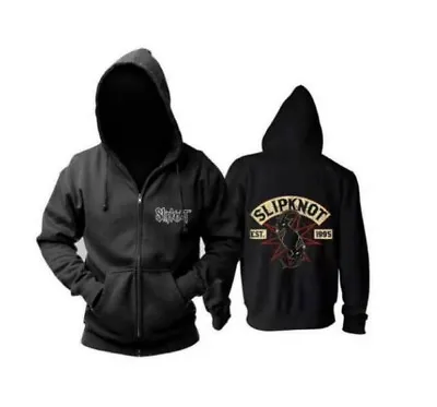 Buy Cosplay Hoodie Slipknot Jacket Zip Long Sleeve Sweatshirt Commemorate Coat 2023！ • 14.04£