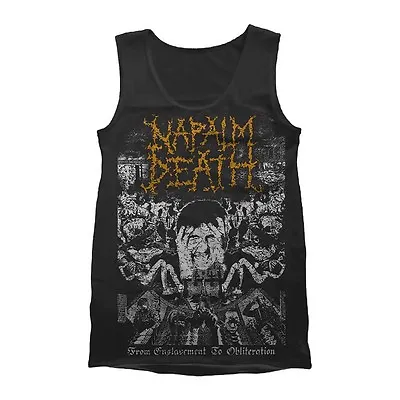 Buy Napalm Death 'From Enslavement To Obliteration' Men's Vest - NEW OFFICIAL • 16.99£