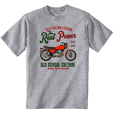 Buy Vintage Italian Motorcycle Moto Guzzi V50 - New Cotton T-shirt • 15.99£
