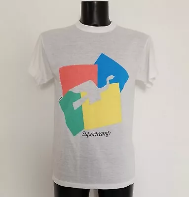 Buy Vintage Official Supertramp 1988 Band World Migration Tour Tshirt With Vip Acess • 19.99£