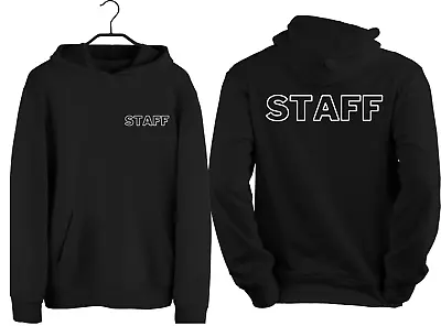 Buy STAFF Hoodie Bouncer Workwear  Worker Volunteers Unisex Hooded Sweatshirt Jumper • 15.99£