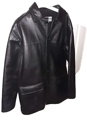 Buy Mens Leather Jacket RRP £200 • 40£