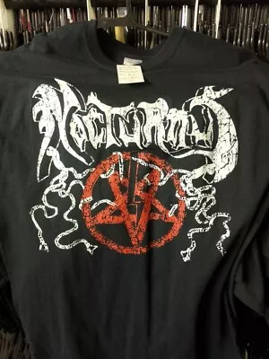 Buy Nocturnus Logo Medium Tshirt  Rock Metal Thrash Death Punk • 12£