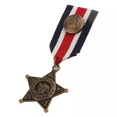 Buy Vintage Men Medal Badge Rock Punk Biker Clothing Fashion Costume Brooch Pin • 4.44£