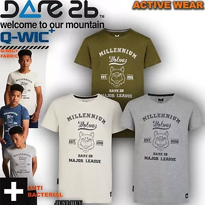 Buy Dare2b T Shirt Kids Impaired Teen Wolf Tee Bike Sport Running Playing Cotton Top • 5.90£
