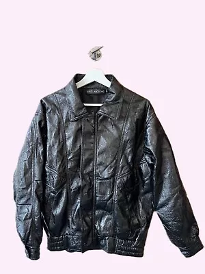Buy Vintage VINTI ANDREWS Jacket Designer “Vegan Leather” Look • 16£